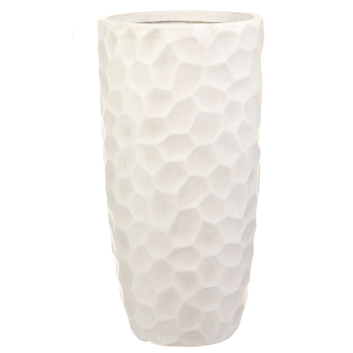 Напольное кашпо для цветов IDEALIST Мозаик, цвет айвори, Д23 В46 см, 19 л, 4 кг