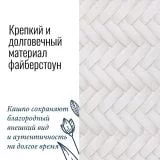 Филодендрон Ксанаду искусственный в кашпо IDEALIST Плейт на ножках из бука. Высота - 85 см. фотография №2