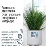 Филодендрон Ксанаду искусственный в кашпо IDEALIST Плейт на ножках из бука. Высота - 85 см. фотография №3