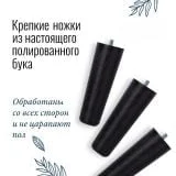 Напольное кашпо для цветов IDEALIST Конкрит, серебристое, Д30 В43 см, 16 л, 3.2 кг фотография №5