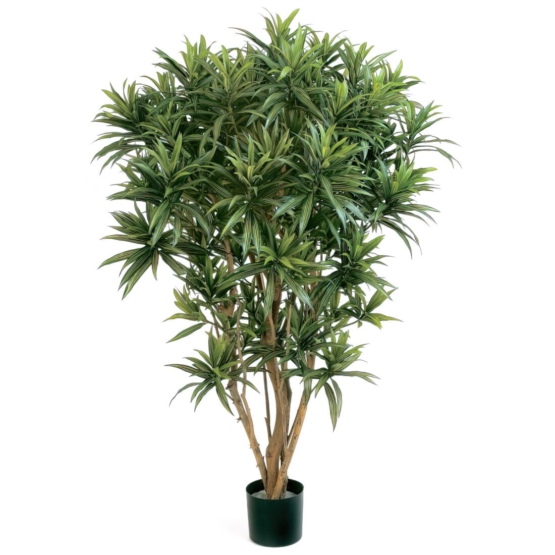 Искусственное растение Драцена Рефлекса Ямайка, высота 145 см, для напольного кашпо