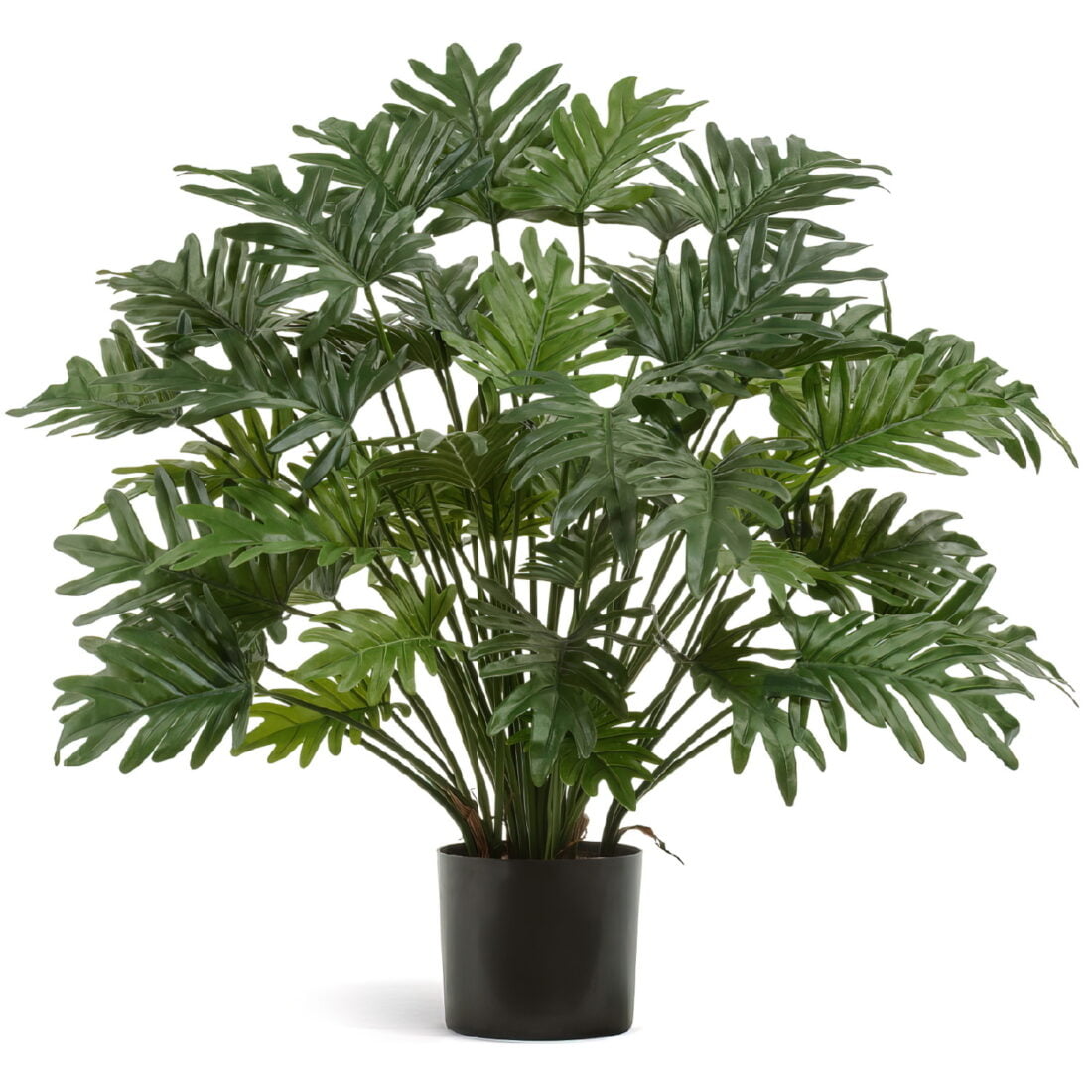 Искусственное растение Филодендрон Ксанаду, высота 75 см, для напольного кашпо