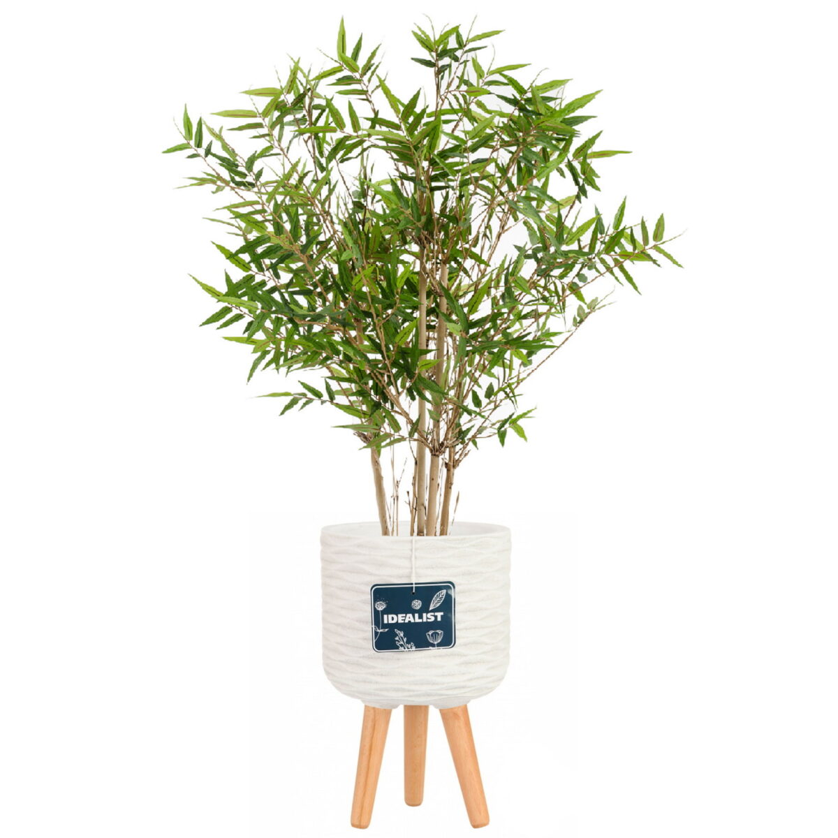 Искусственный бамбук новый японский в кашпо IDEALIST Паттерн. Общая высота - 125 см.