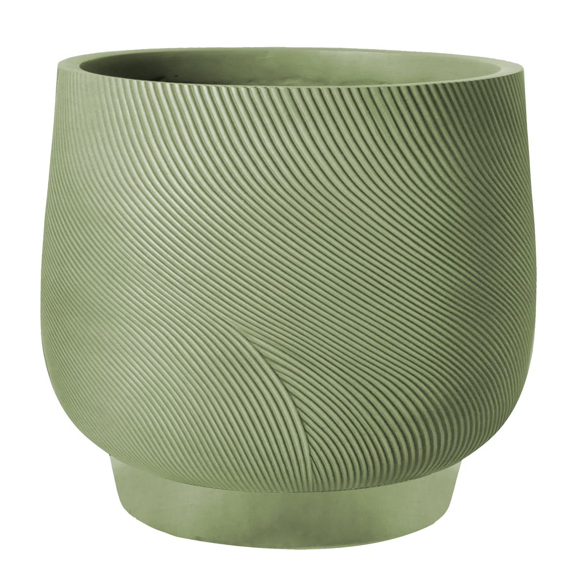 Напольное кашпо для цветов IDEALIST Лира, зеленое, Д43 В38 см, 50 л Напольное кашпо для цветов IDEALIST Лира, зеленое, Д43 В38 см, 50 л