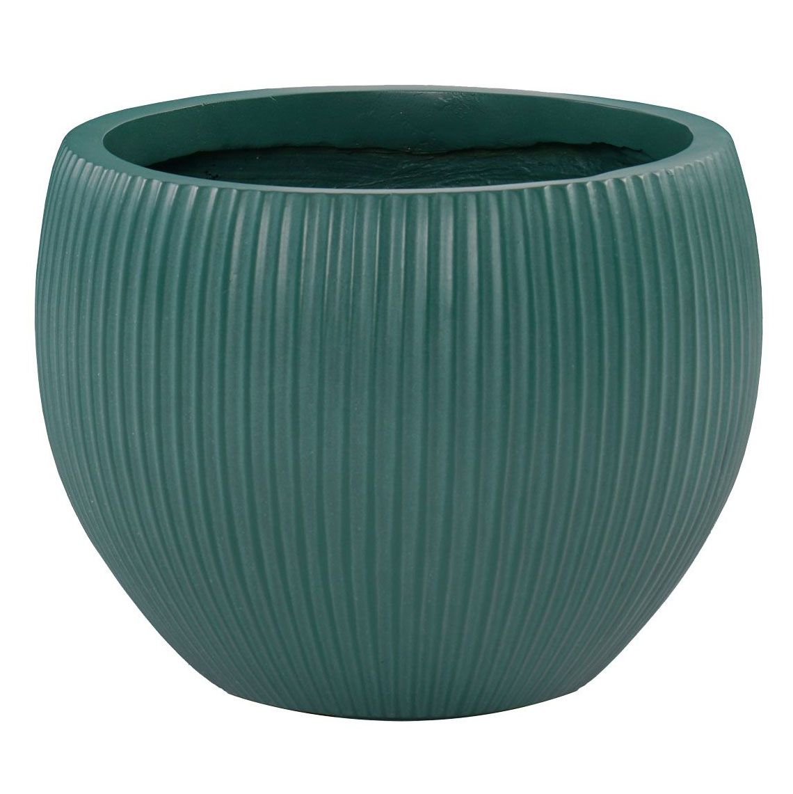 Настольное кашпо для цветов IDEALIST Марс, изумрудное, Д29 В22 см, 8 л
