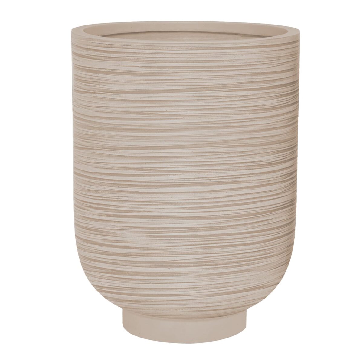 Напольное кашпо для цветов IDEALIST Нео, бежевое, Д37 В49 см, 40 л Напольное кашпо для цветов IDEALIST Нео, бежевое, Д37 В49 см, 40 л