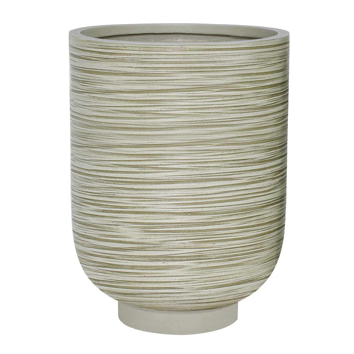 Напольное кашпо для цветов IDEALIST Нео, зеленое, Д30 В40 см, 24 л