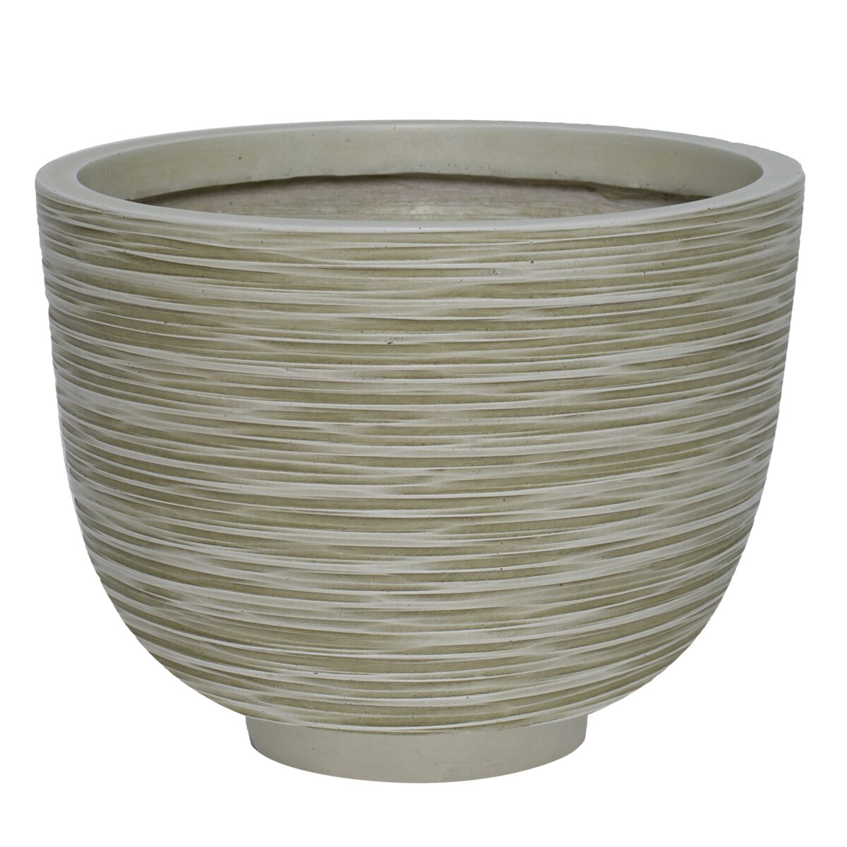 Настольное кашпо для цветов IDEALIST Риф, бело-зеленое, Д24 В18 см, 5 л Настольное кашпо для цветов IDEALIST Риф, бело-зеленое, Д24 В18 см, 5 л
