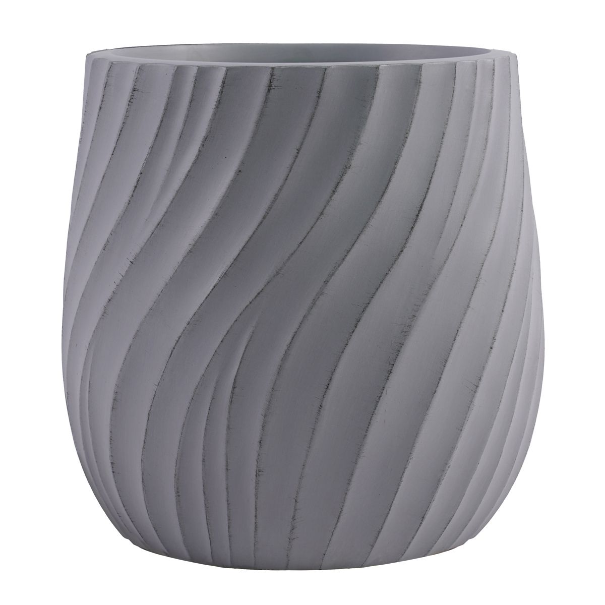 Настольное кашпо для цветов IDEALIST Велюр, серое, Д22 В22 см, 7 л Настольное кашпо для цветов IDEALIST Велюр, серое, Д22 В22 см, 7 л