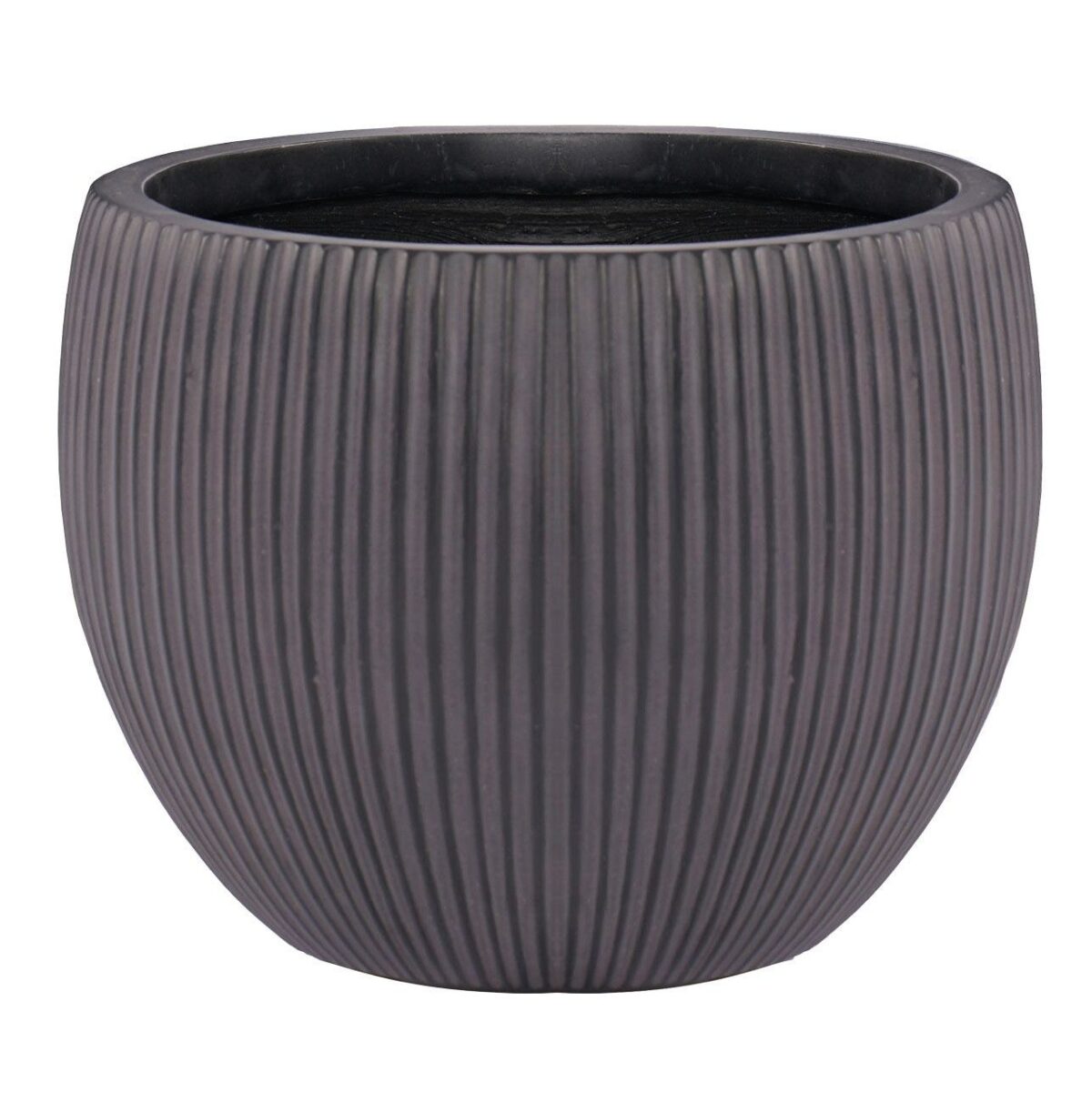 Настольное кашпо для цветов IDEALIST Марс, черное, Д29 В22 см, 8 л