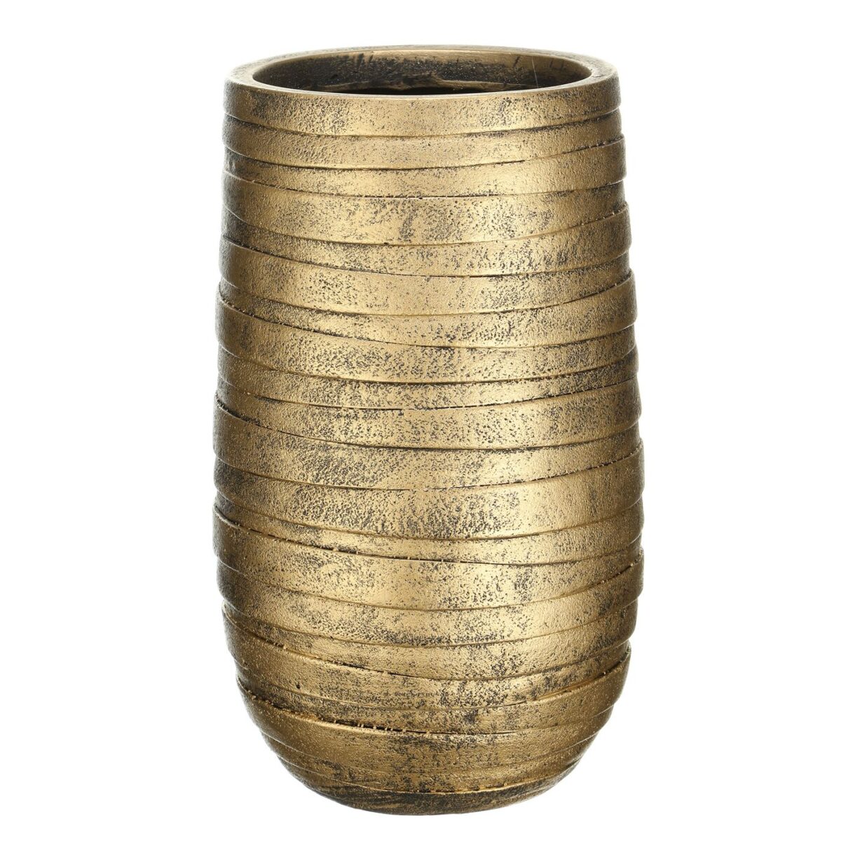 Напольное кашпо для цветов IDEALIST Роу, цвет золотистый шик, Д36.5 В61 см, 63 л