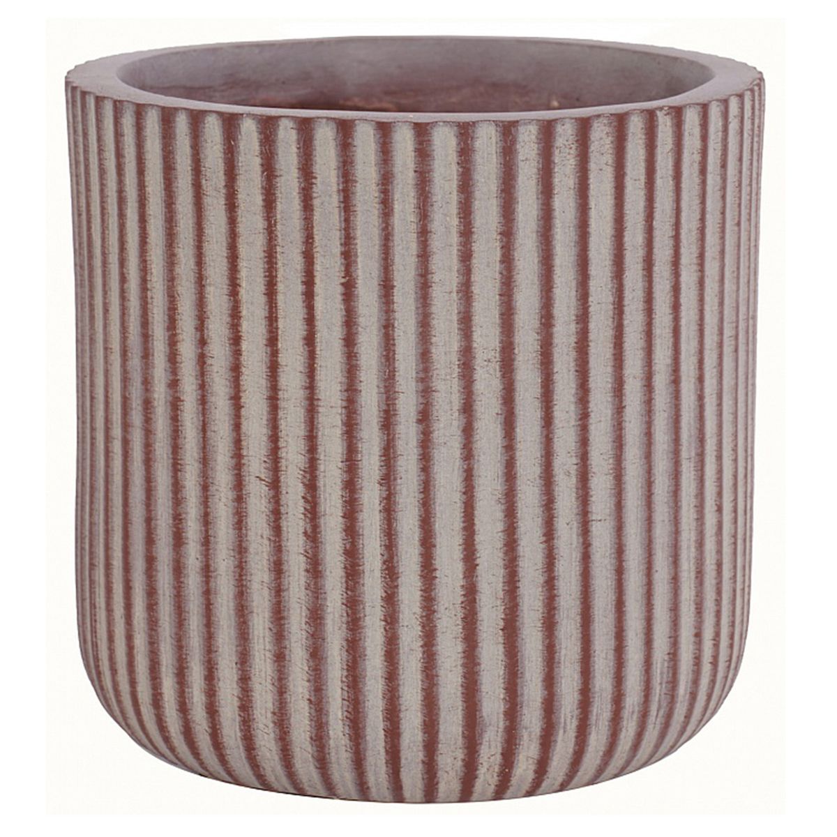 Настольное кашпо для цветов IDEALIST Урбан, цвет кофе с молоком, Д25.5 В25 см, 10 л