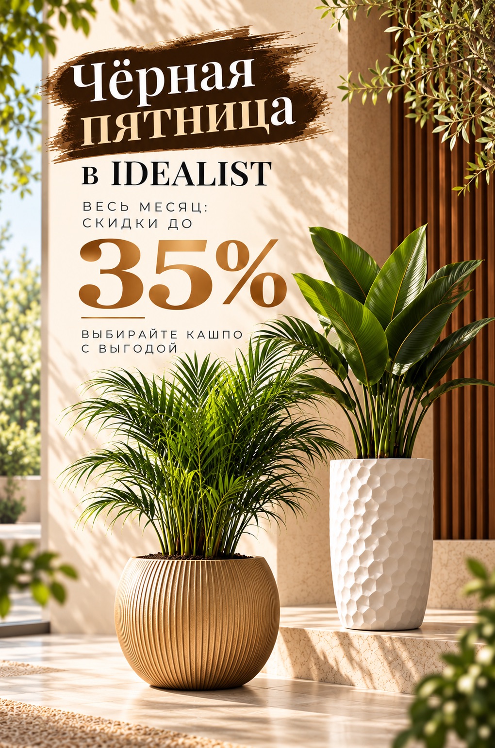 Чёрная пятница в IDEALIST — скидки до 35%